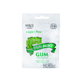 M&s Sugar Free Curiously Strong Mint Gum 100g